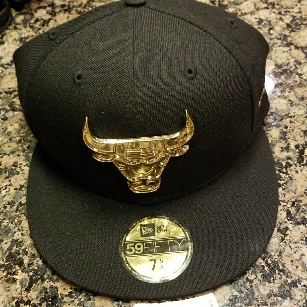 Custom New Era Chicago Bulls Ball Cap - Picture 1 of 8